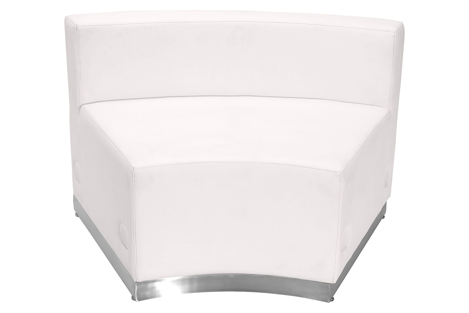 BLNK HERCULES Alon Series Set 3 LeatherSoft Reception Configuration 3 Pieces - Melrose White