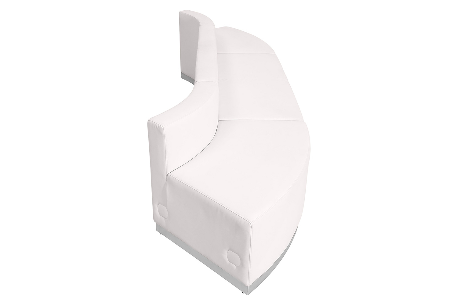 BLNK HERCULES Alon Series Set 7 LeatherSoft Reception Configuration 3 Pieces - Melrose White
