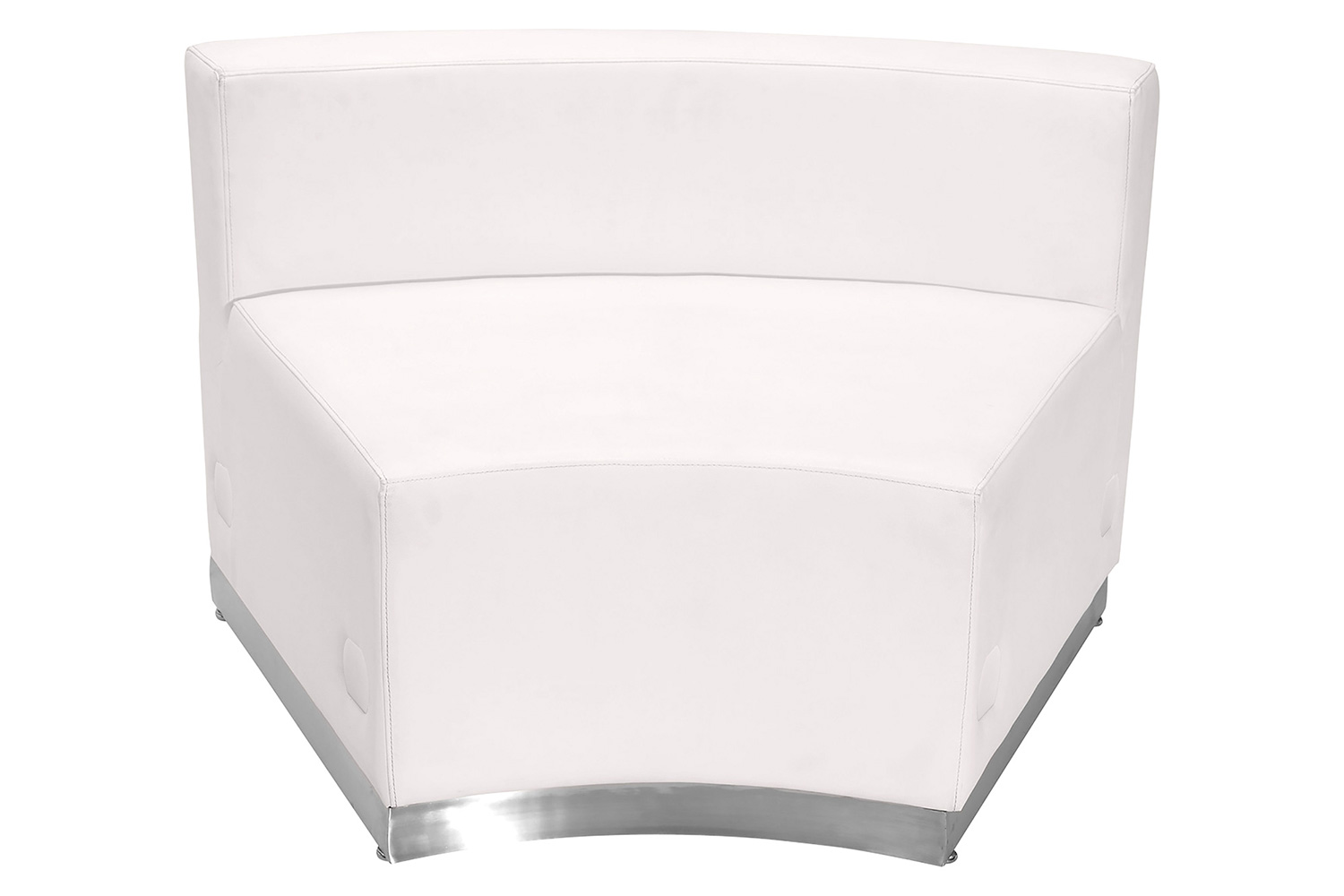 BLNK HERCULES Alon Series Set 4 LeatherSoft Reception Configuration 5 Pieces - Melrose White