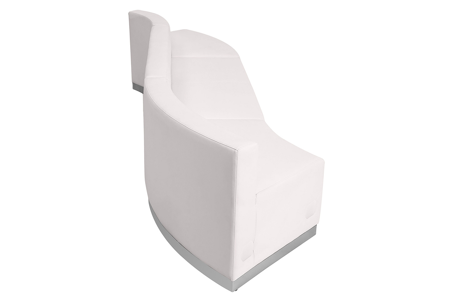 BLNK HERCULES Alon Series Set 11 LeatherSoft Reception Configuration 3 Pieces - Melrose White