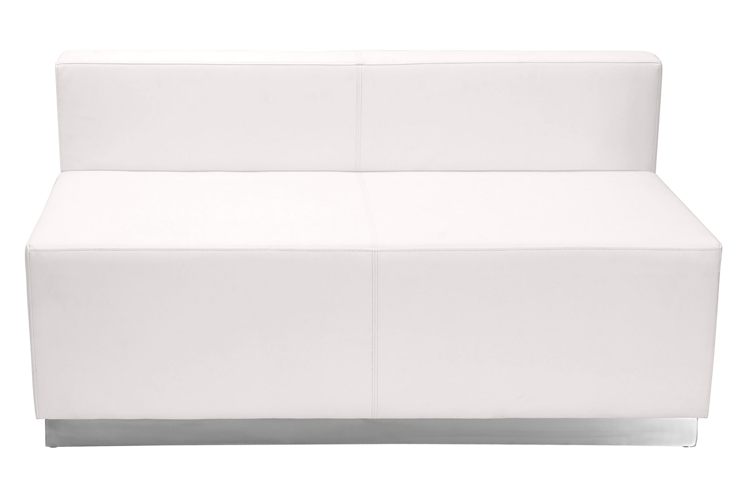 BLNK HERCULES Alon Series Set 11 LeatherSoft Reception Configuration 3 Pieces - Melrose White