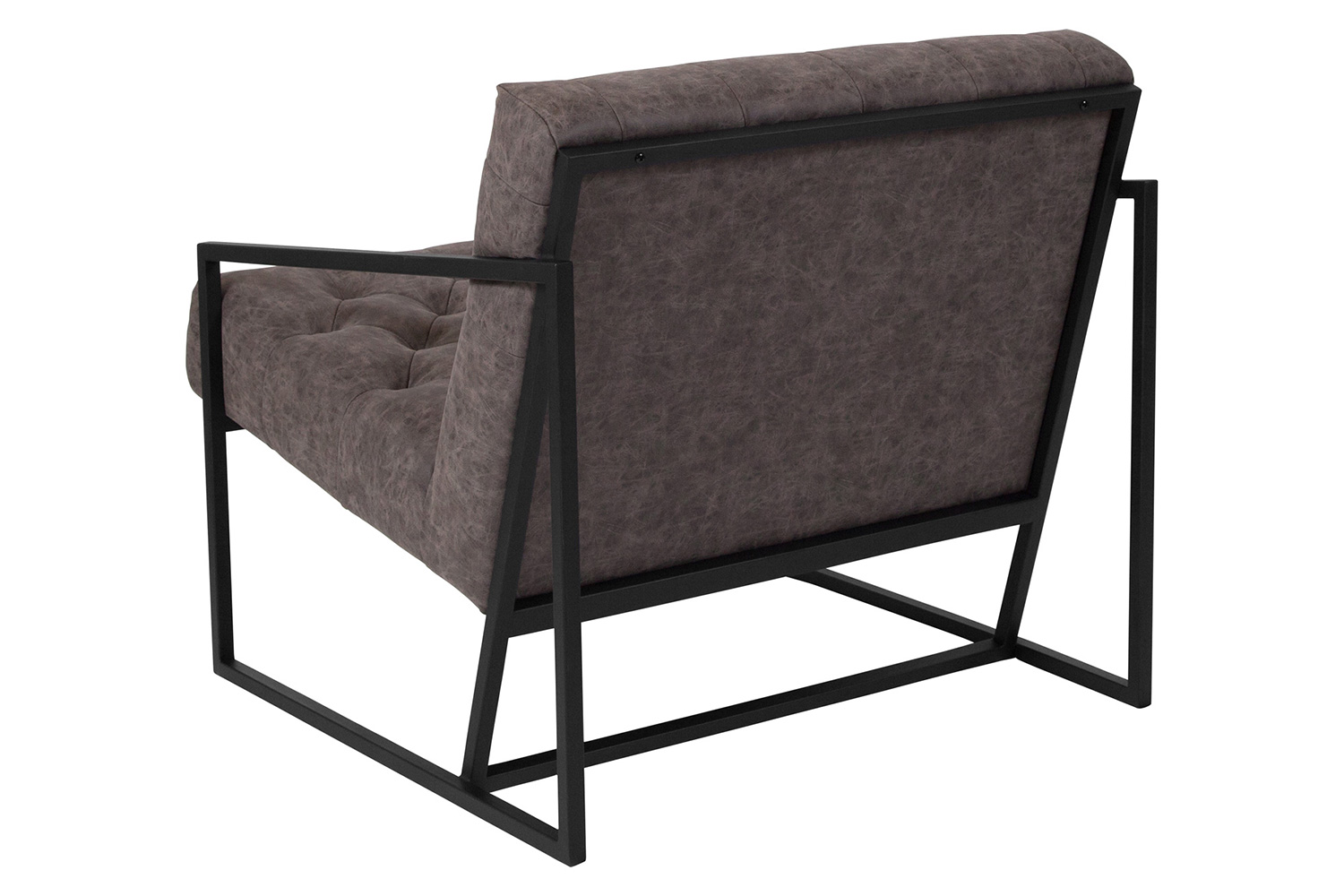 BLNK HERCULES Madison Series LeatherSoft Lounge Chair - Retro Gray