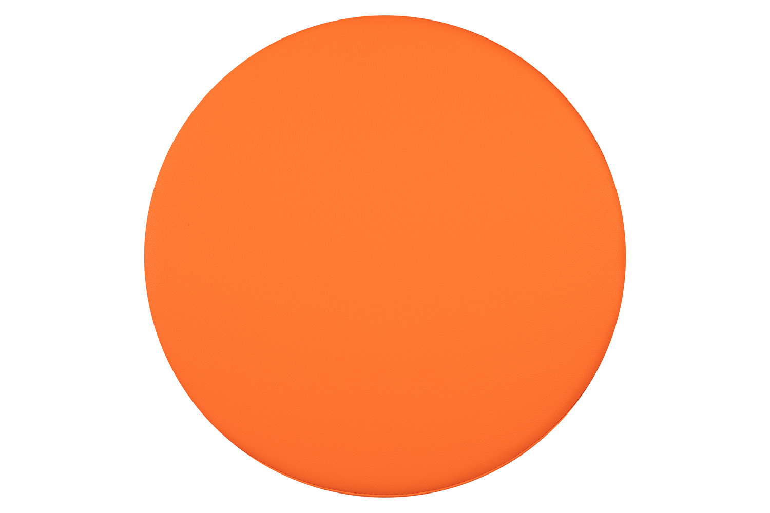 BLNK Nicholas Circle Flexible Soft Seating - Orange, 12"H Seat