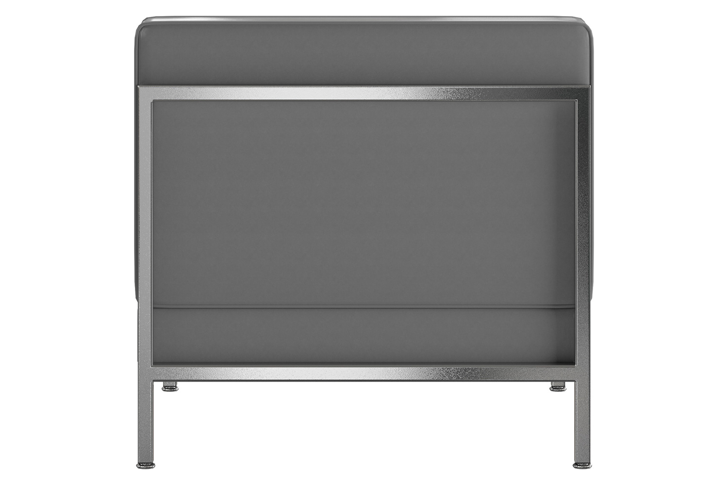 BLNK HERCULES Imagination Series LeatherSoft Contemporary Middle Chair - Gray