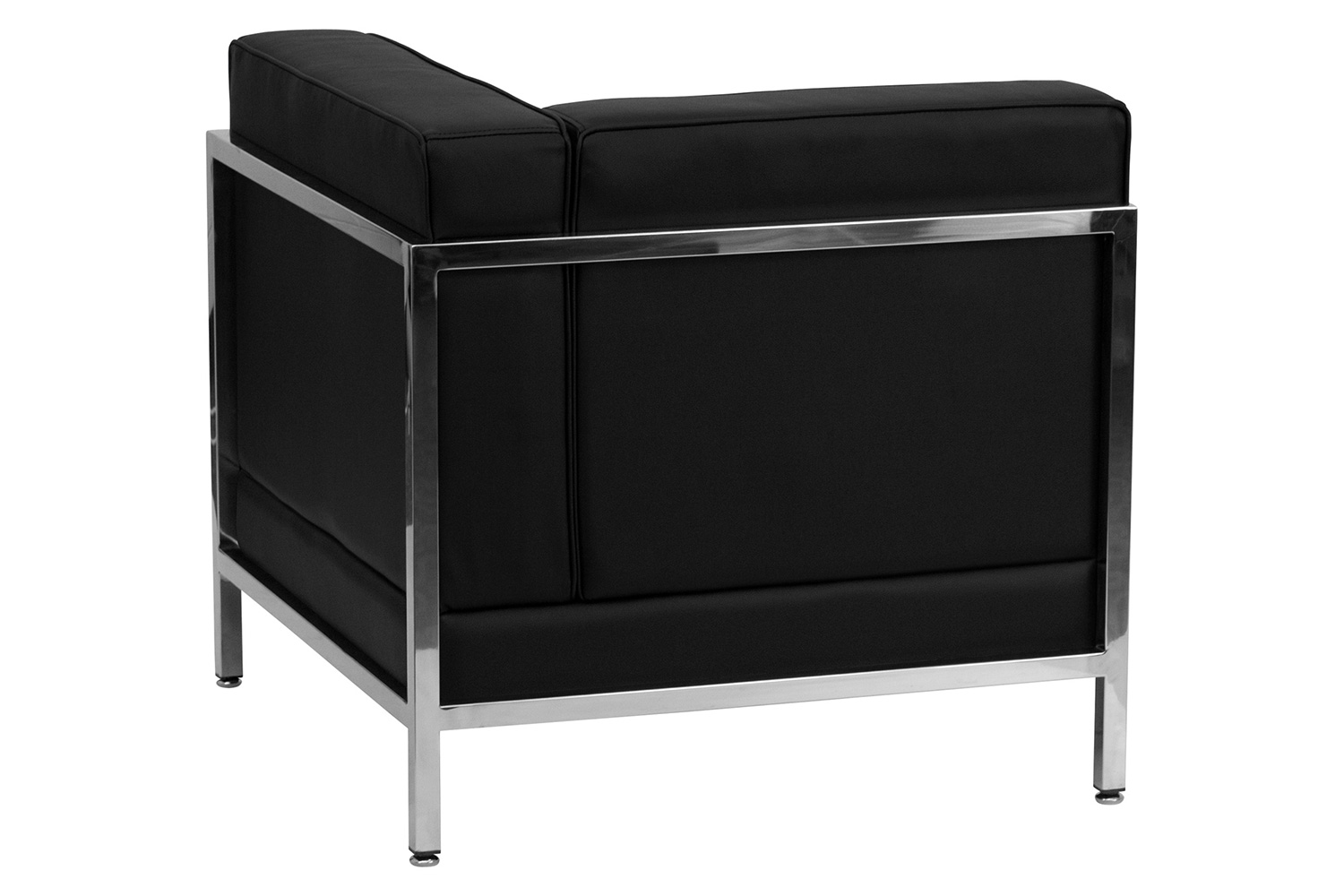 BLNK - HERCULES Imagination Series LeatherSoft Contemporary Right Corner Chair with Encasing Frame