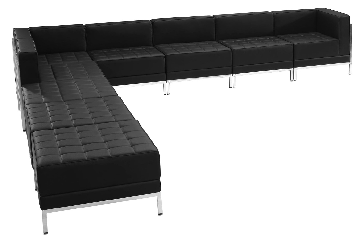 BLNK - HERCULES Imagination Series Set 11 LeatherSoft Sectional Configuration 9 Pieces