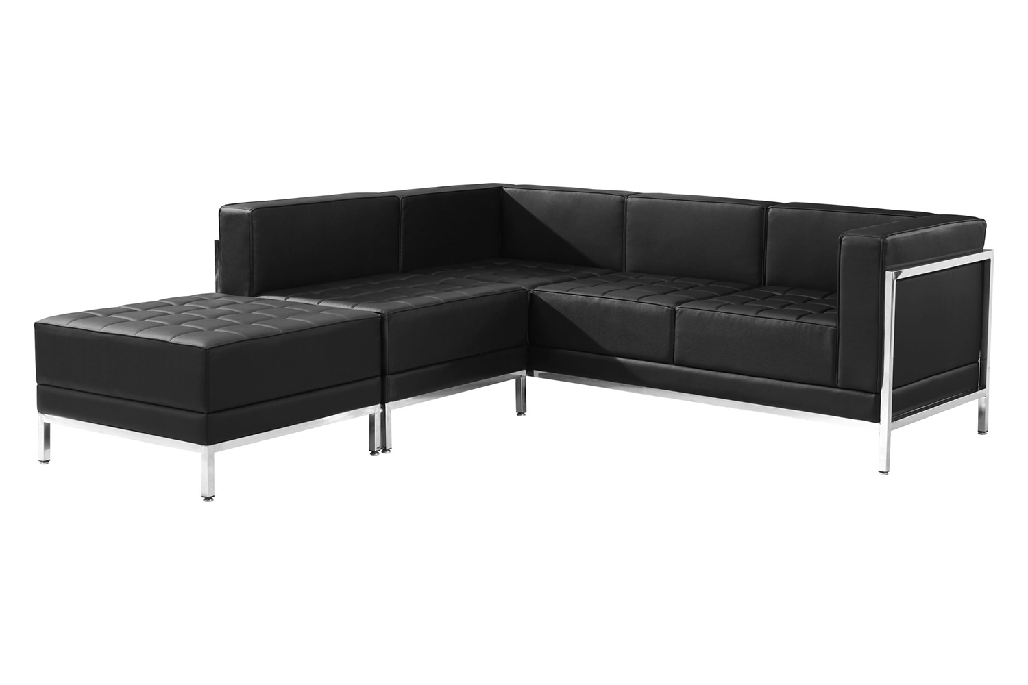 BLNK - HERCULES Imagination Series LeatherSoft Sectional Configuration 3 Pieces