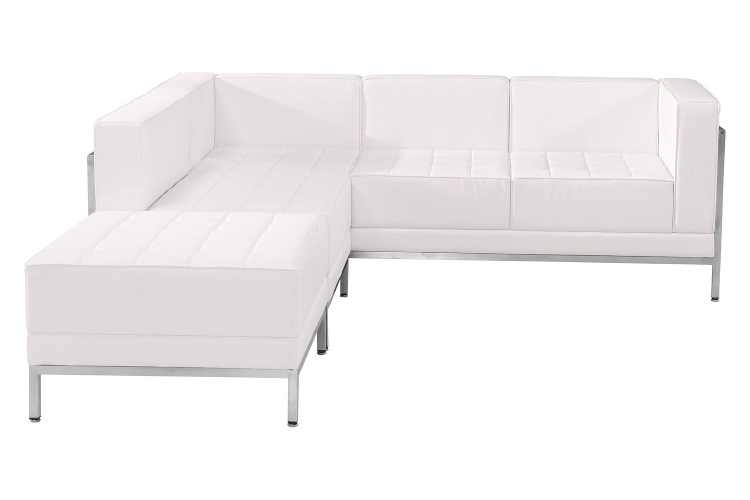 BLNK - HERCULES Imagination Series LeatherSoft Sectional Configuration 3 Pieces