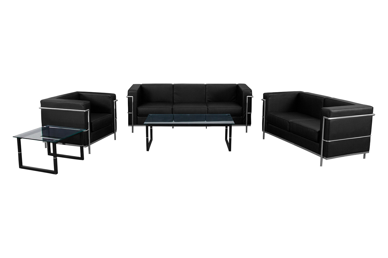 BLNK HERCULES Regal Series LeatherSoft Reception Set - Black