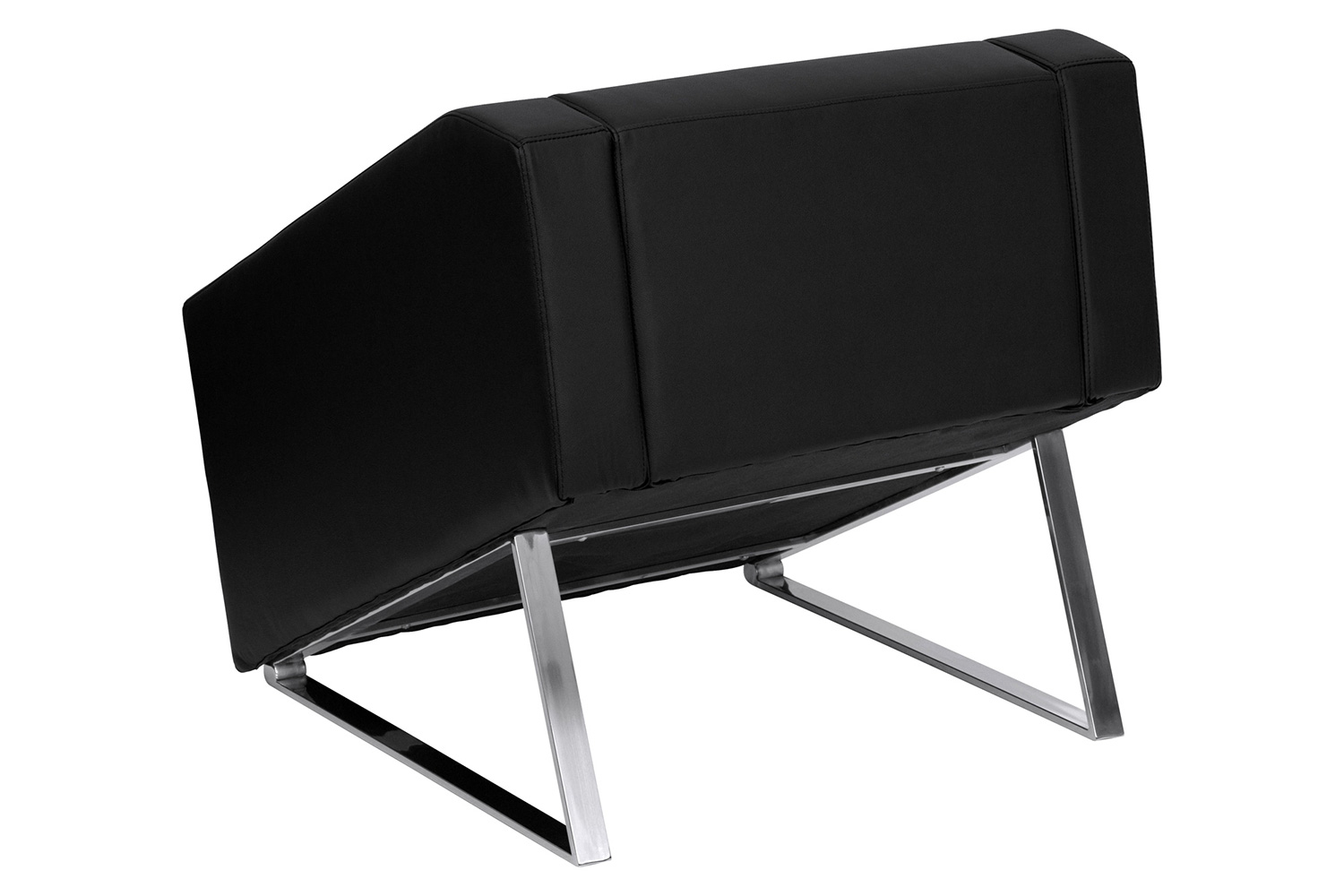 BLNK HERCULES Smart Series LeatherSoft Lounge Chair - Black