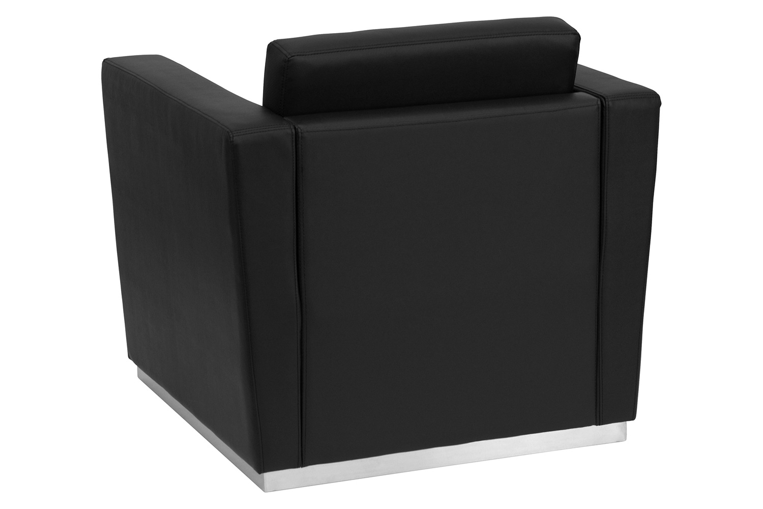 BLNK - HERCULES Trinity LeatherSoft Contemporary Chair with Stainless Steel Base