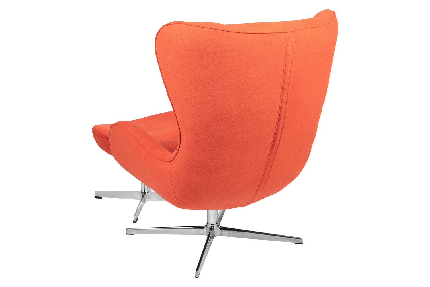 BLNK - Rally Fabric Swivel Wing Chair and Ottoman Set