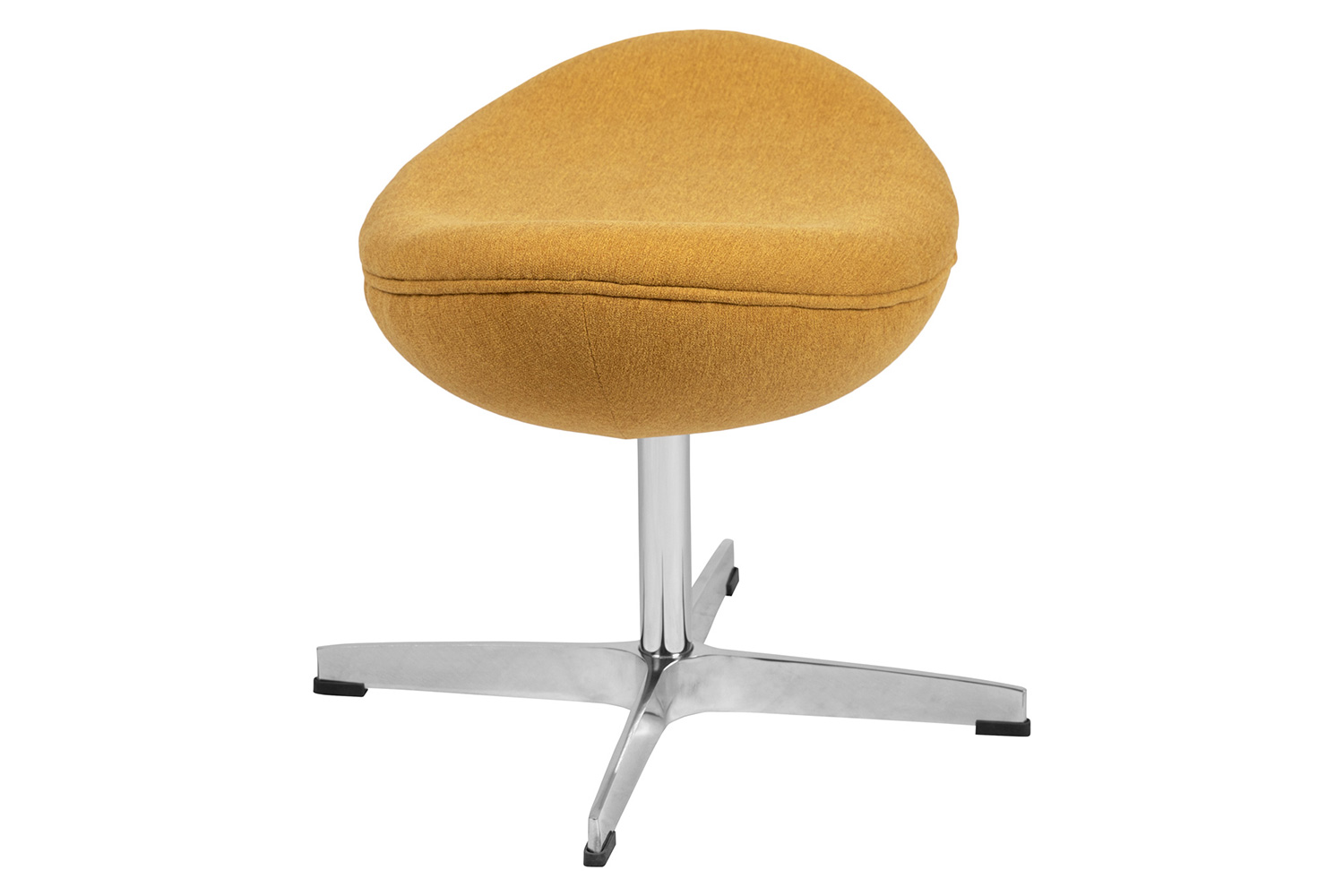 BLNK Rally Fabric Saddle Wing Ottoman - Citron