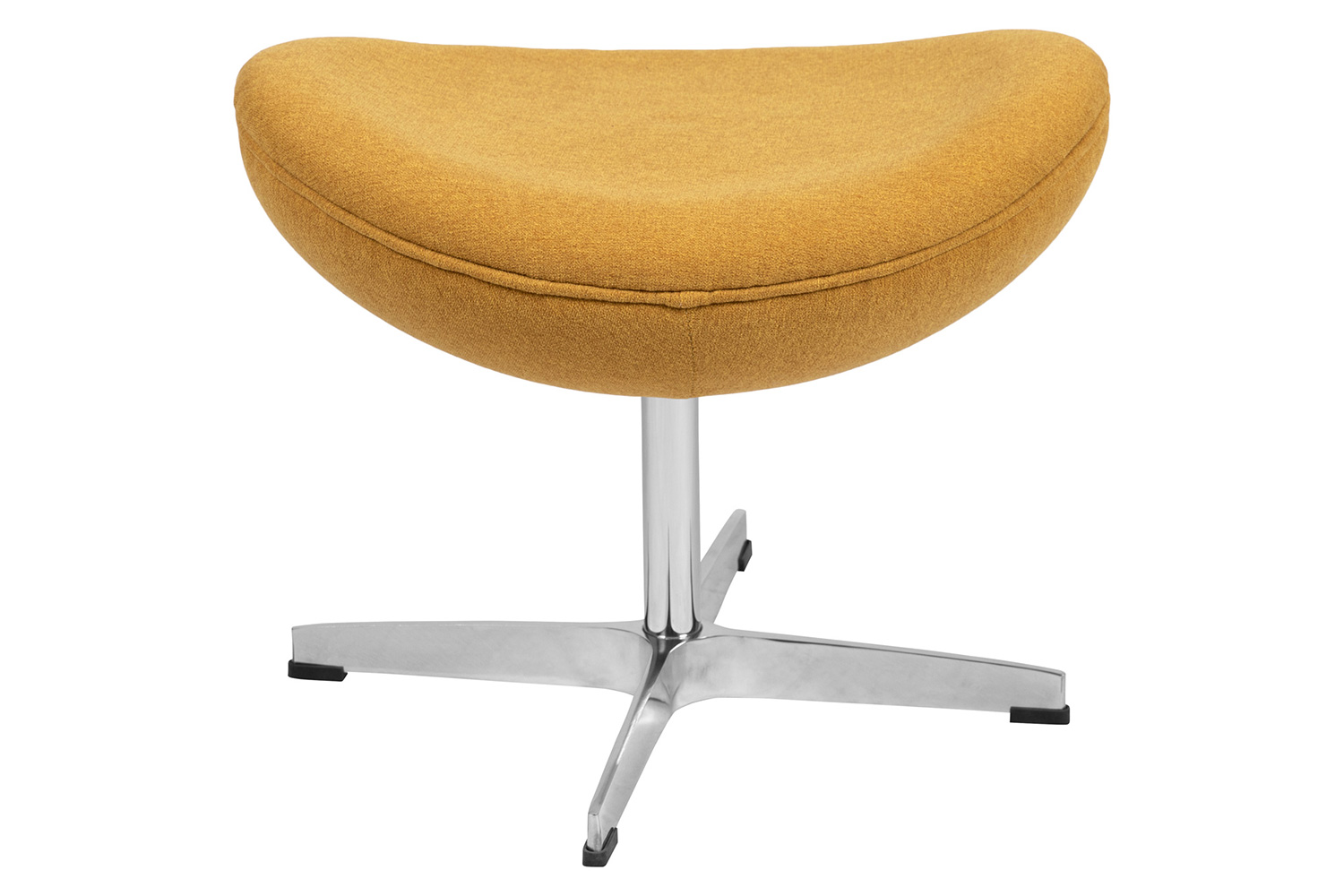 BLNK Rally Fabric Saddle Wing Ottoman - Citron