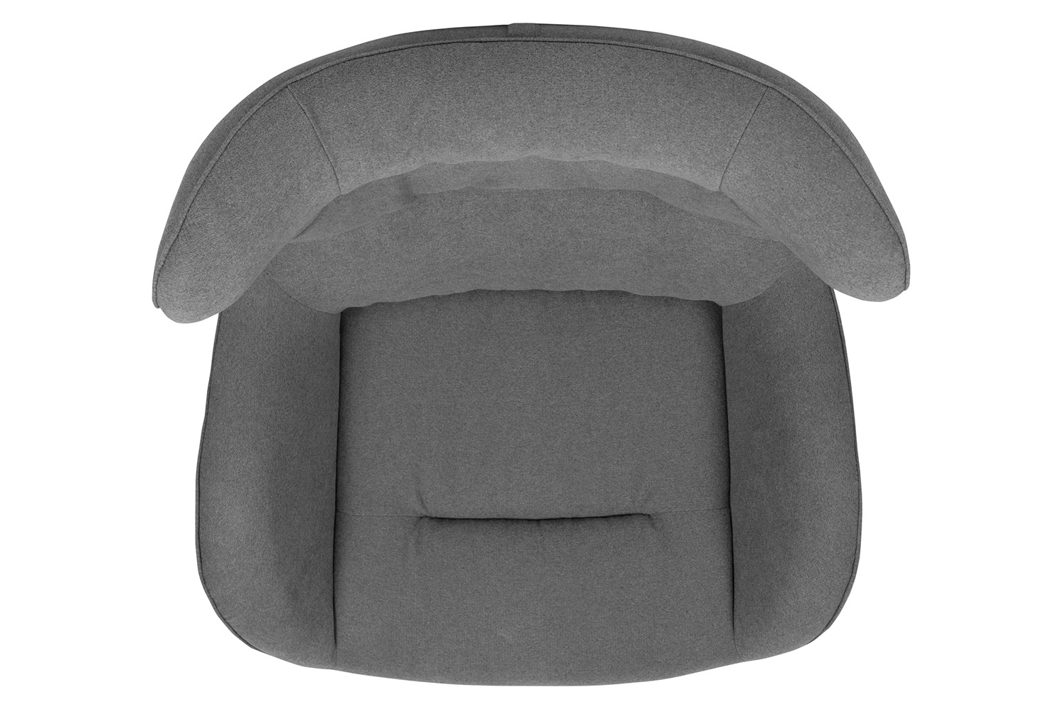BLNK Rally Fabric Swivel Wing Chair - Gray