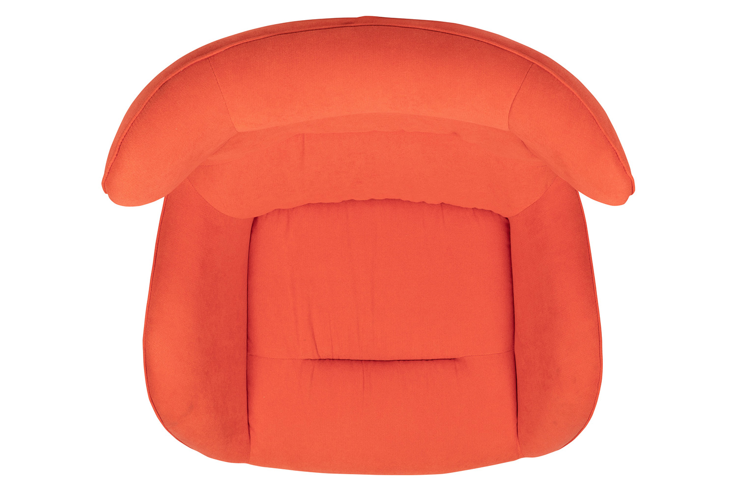 BLNK Rally Fabric Swivel Wing Chair - Orange