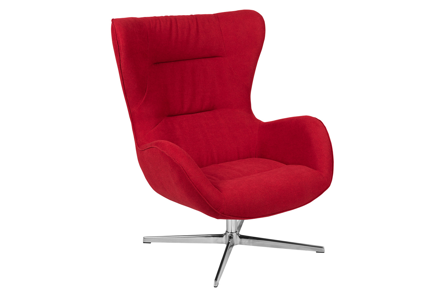 BLNK - Rally Fabric Swivel Wing Chair