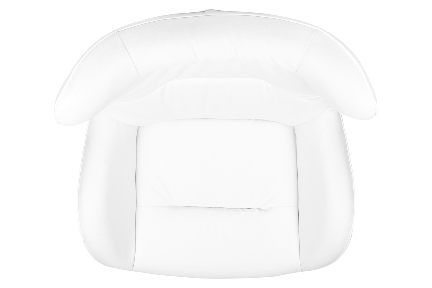 BLNK Rally LeatherSoft Swivel Wing Chair - White