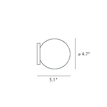 FontanaArte - Pallina Wall/Ceiling Lamp