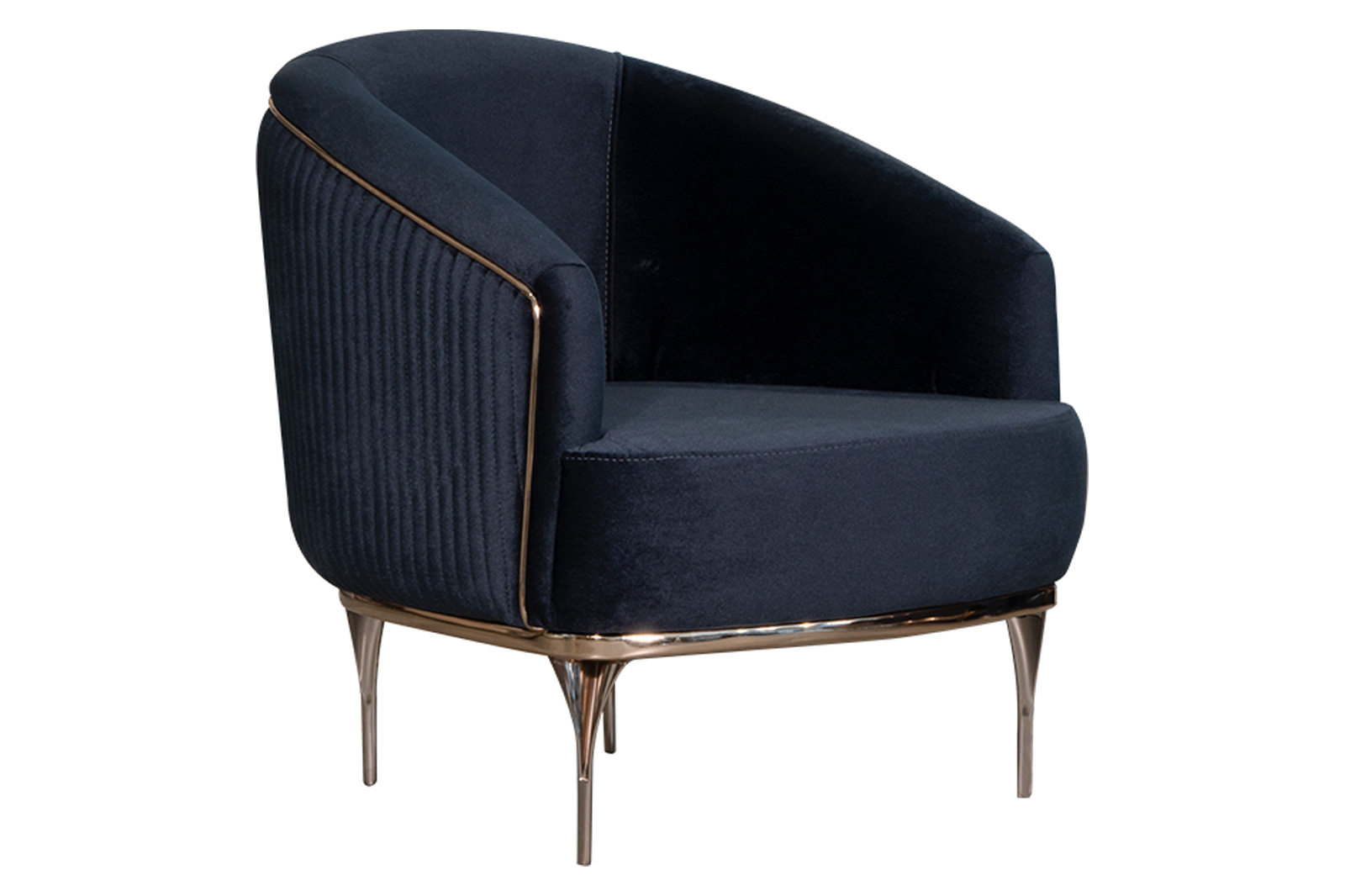 Furnia Pandora Armchair - Anthracite, Fabric
