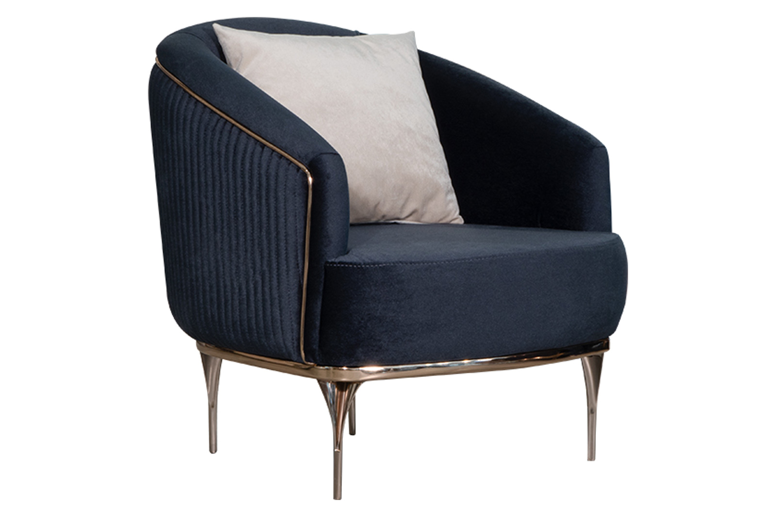Furnia Pandora Armchair - Anthracite, Fabric