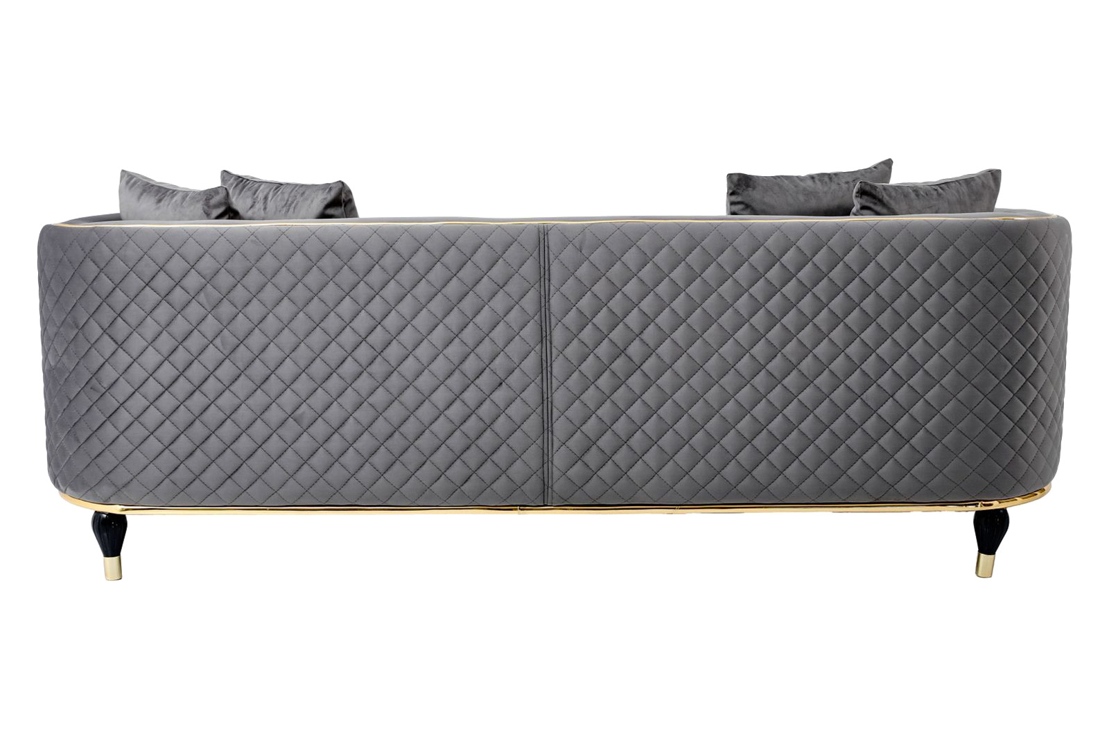 Furnia Toronto Stationary Sofa - Gray, Fabric