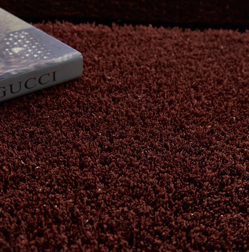 Furnings Aria Brown & Beige Soft Pile Shaggy Area Rug - 11'L x 8'W x 1"H