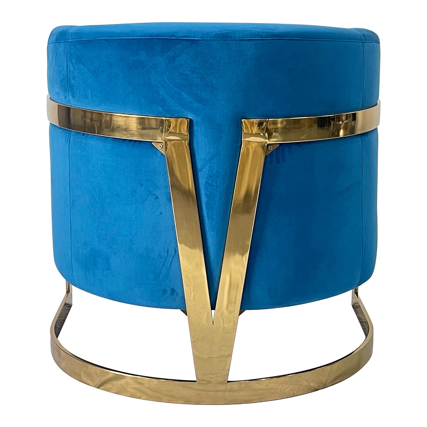 Furnings - Blue and Gold Sofa Chair