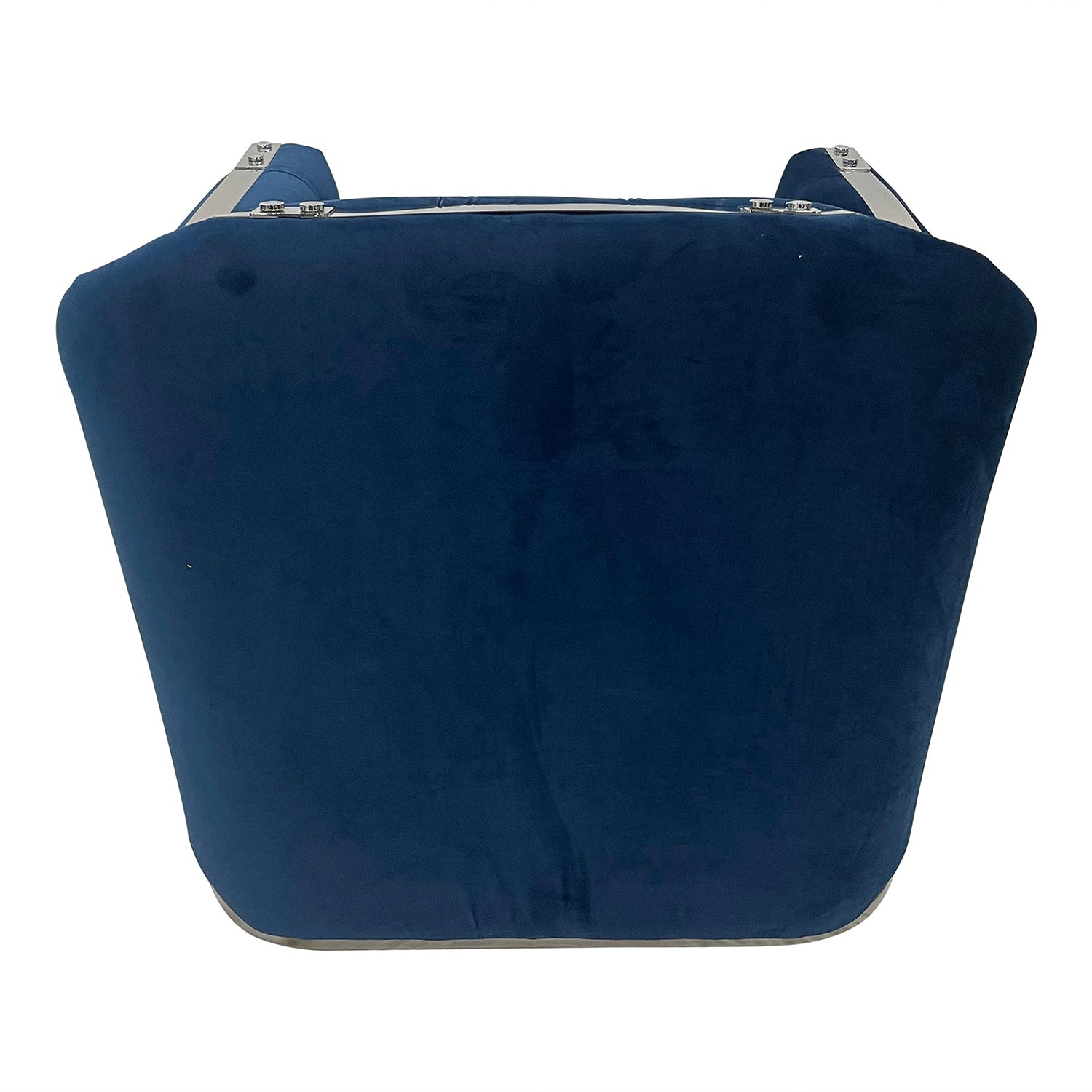 Furnings - Navy and Silver Sofa Chair