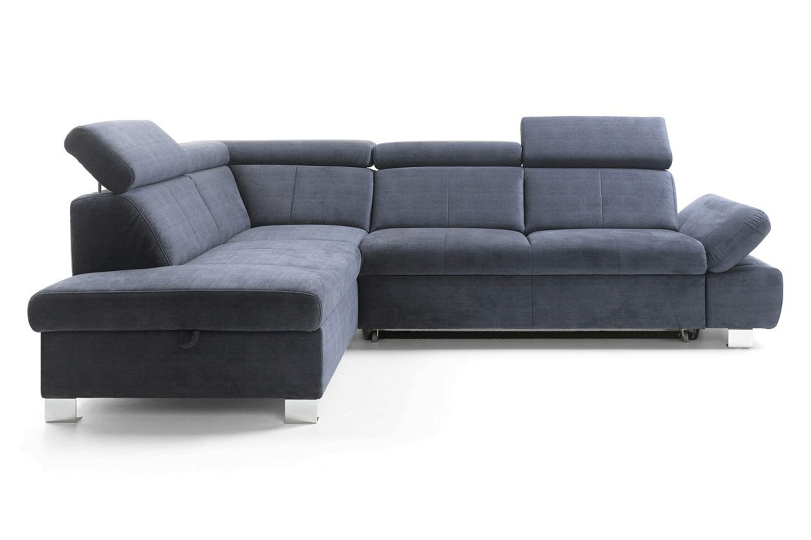 Gala - Happy Sectional with Bed and Storage Left