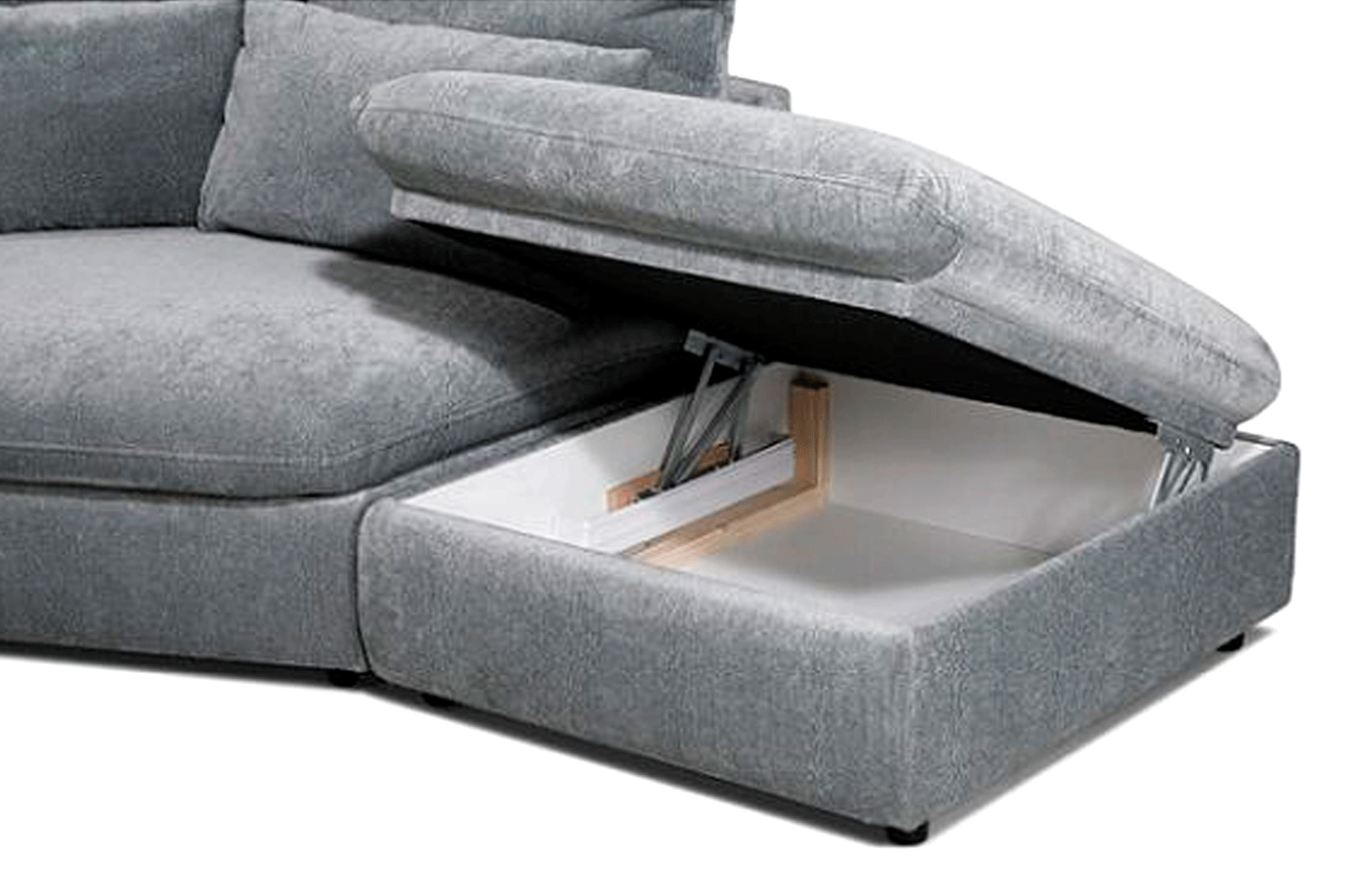 Gala - Idylla Sectional with Bed and Storage