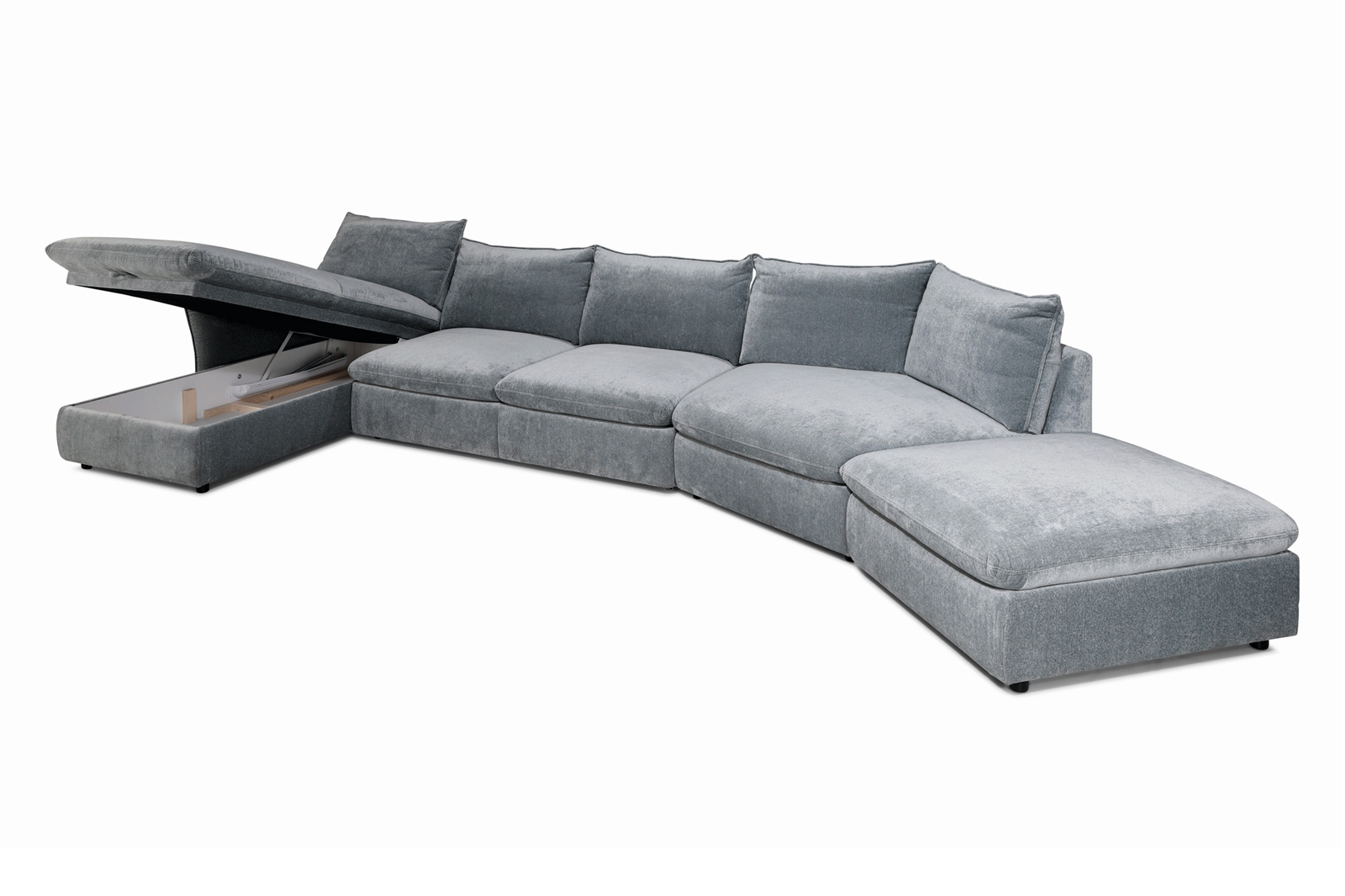 Gala - Idylla Sectional with Bed and Storage