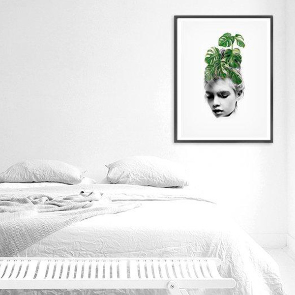 GFURN Monstera Print - Colorful, 50 x 70cm