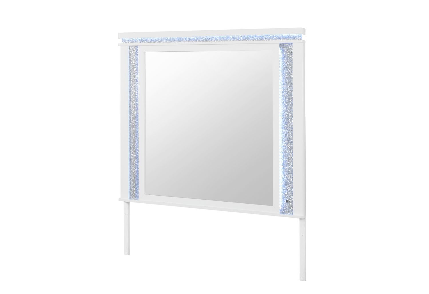 GF - Alina White Mirror With Led