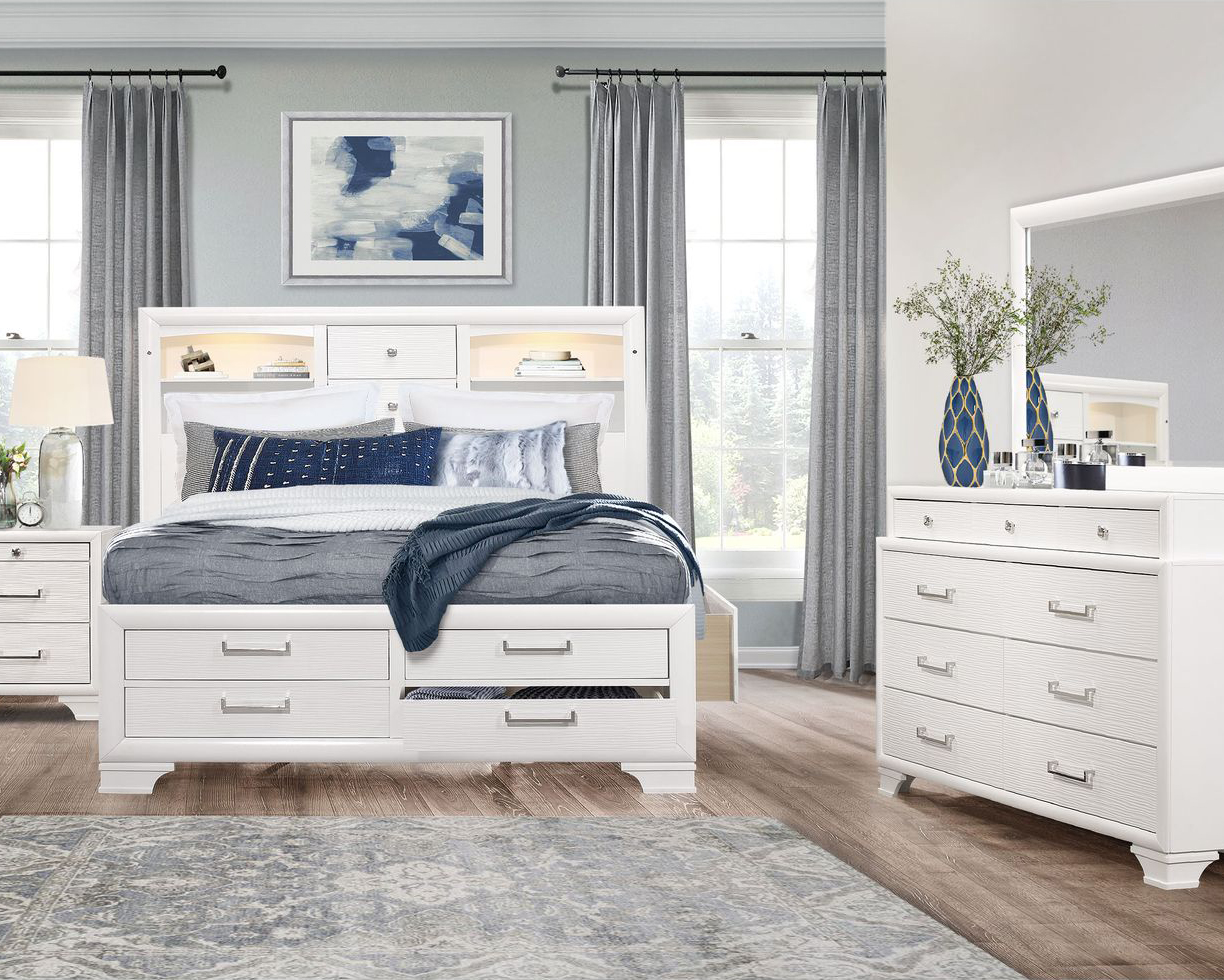 GF Jordyn White Queen Bed Group