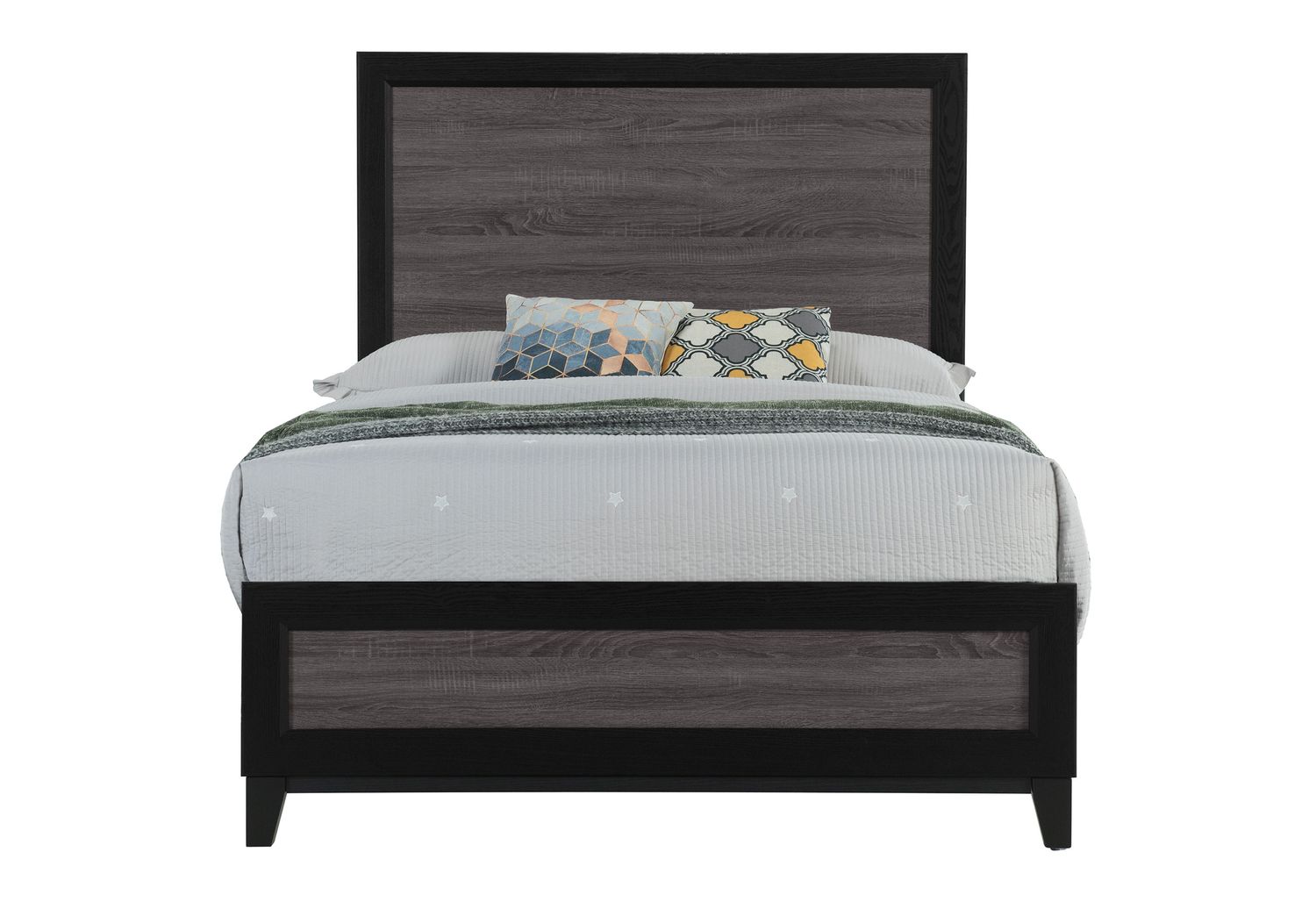 GF Lisbon Gray/Black Full Bed