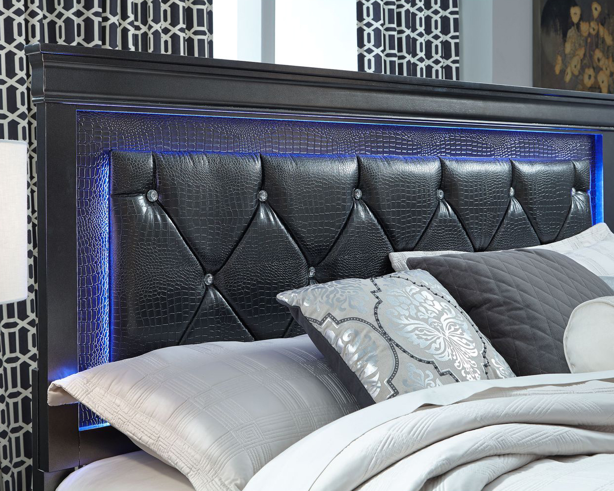 GF Pompei Bed Group With Led