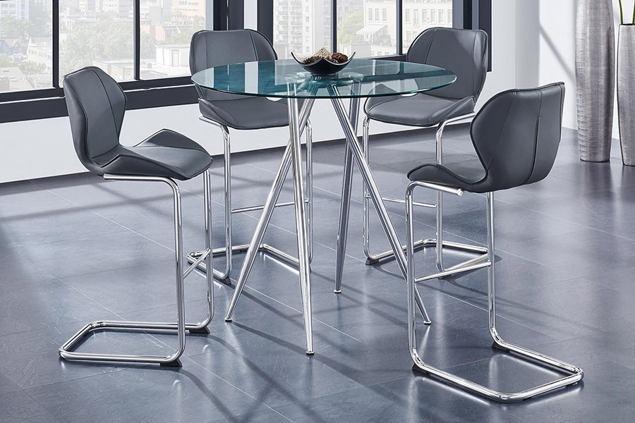 GF D1503 Bar Table Set with D1446 Stools