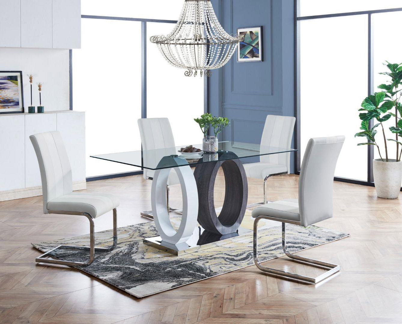 GF D1628 Dining Room Set with D915 Chairs