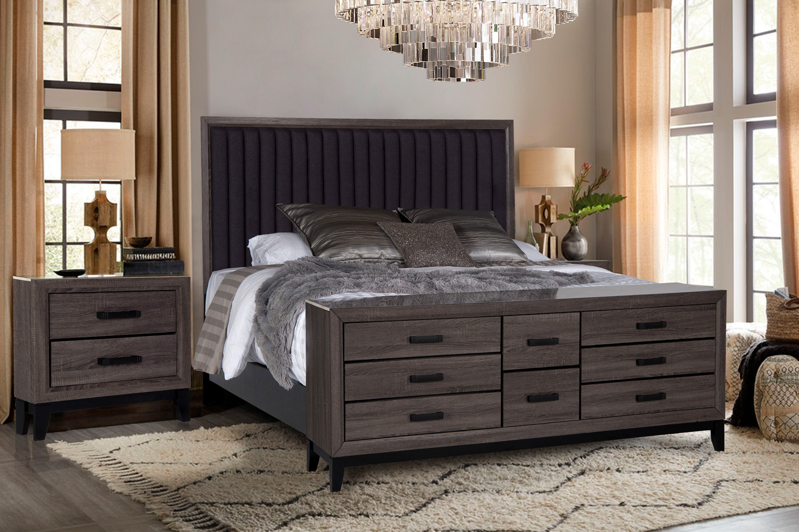 GF Laura Bed with Footboard Case