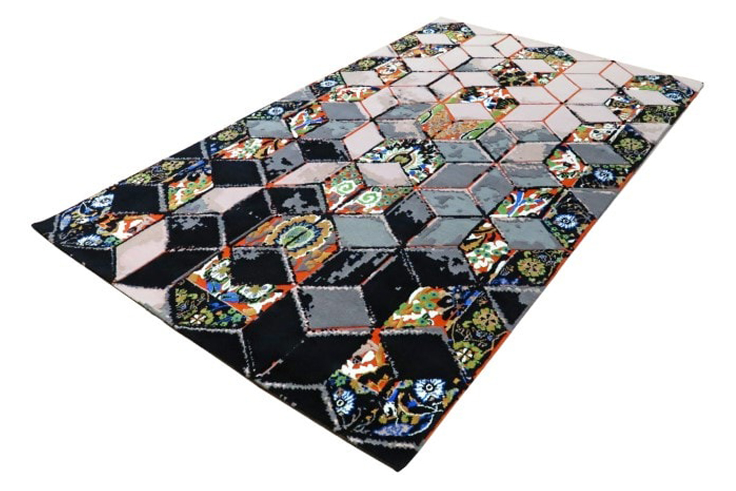 Gordian Rugs 3D Persian Rug 1 - Red, 6" x 9"