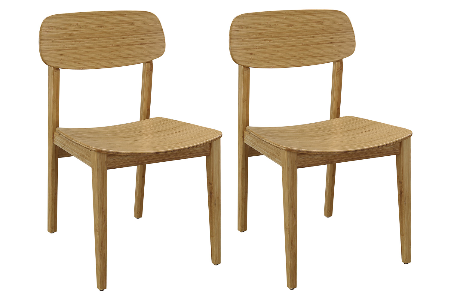 Greenington Currant Chair Set of 2 - Caramelized, Bamboo