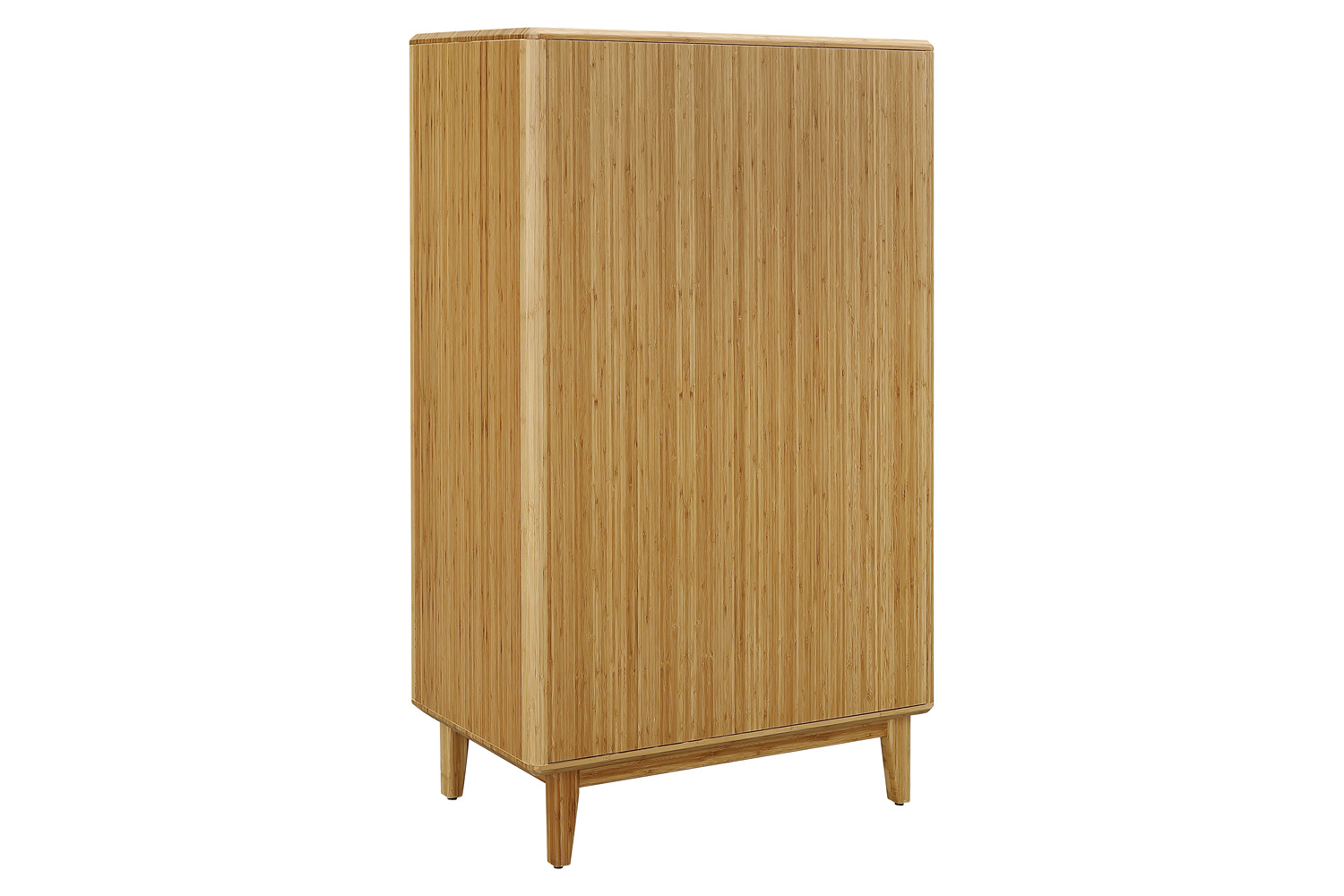 Greenington Currant Five Drawer High Chest - Caramelized, Bamboo
