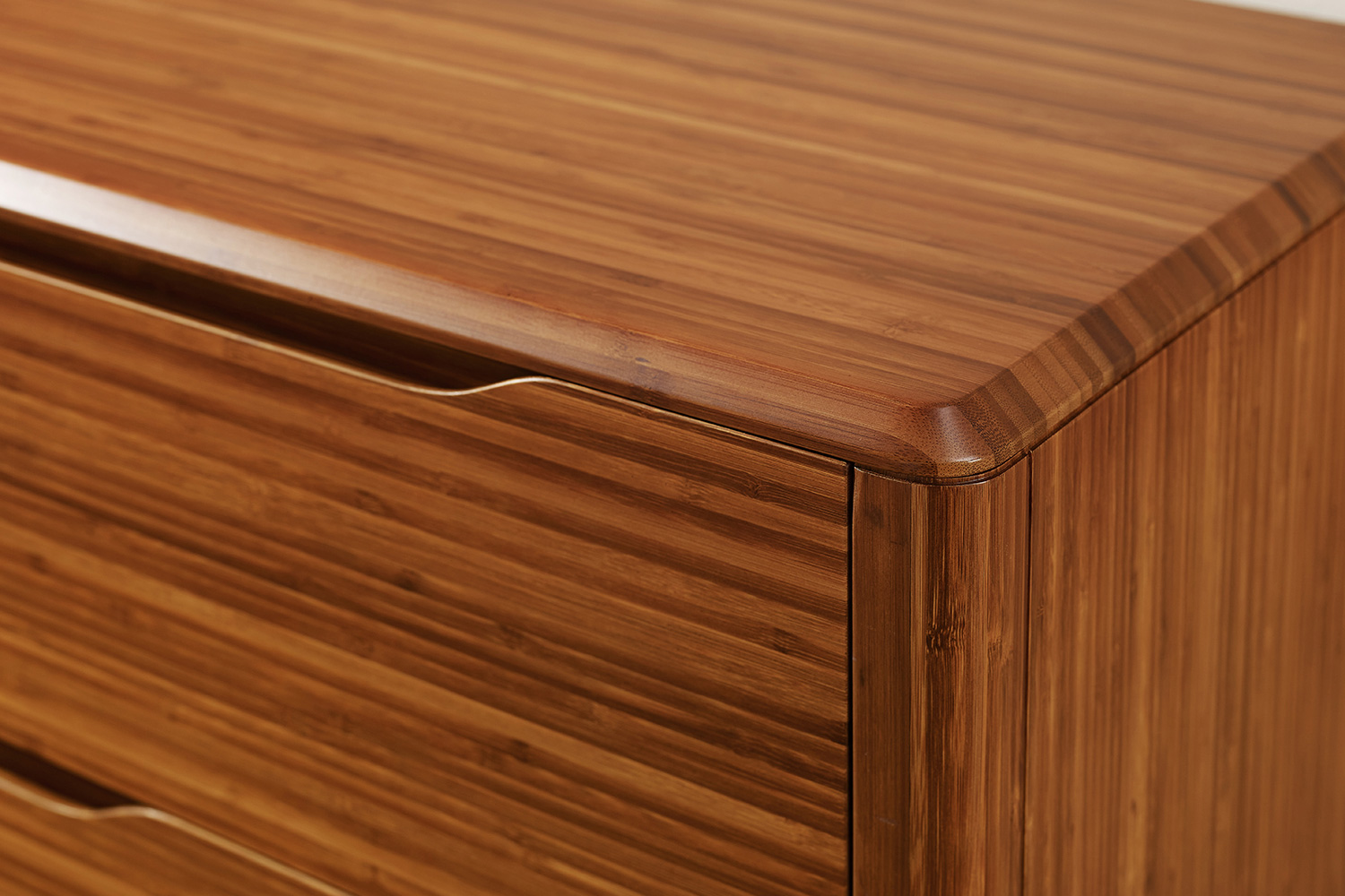 Greenington Currant Six Drawer Double Dresser - Amber, Solid Moso Bamboo