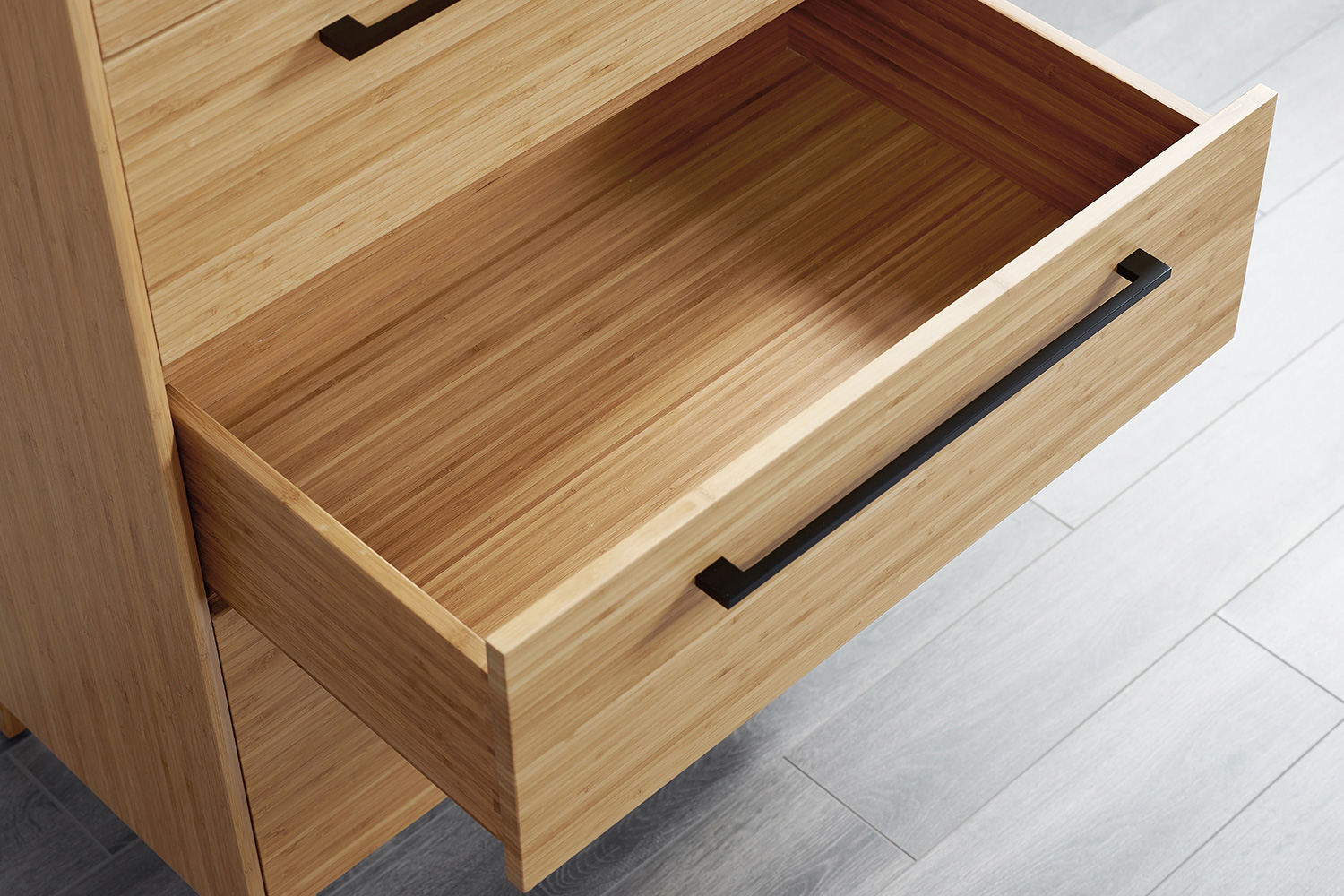 Greenington - Sienna Five Drawer High Chest in Caramelized, Bamboo