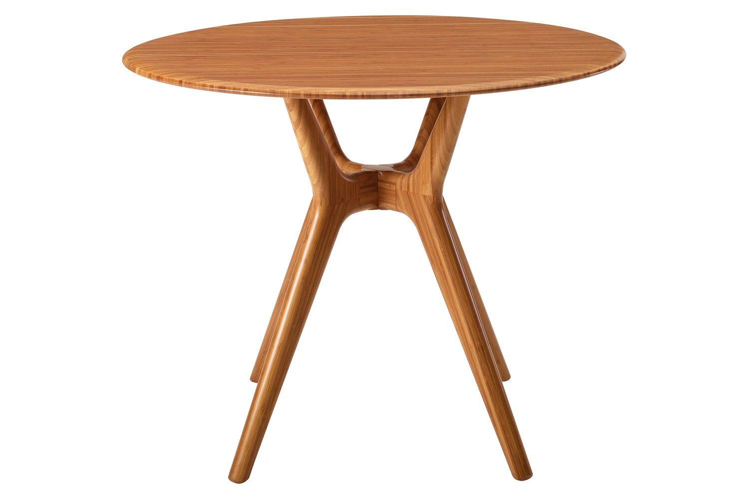 Greenington Sitka 36" Round Dining Table - Amber, Bamboo