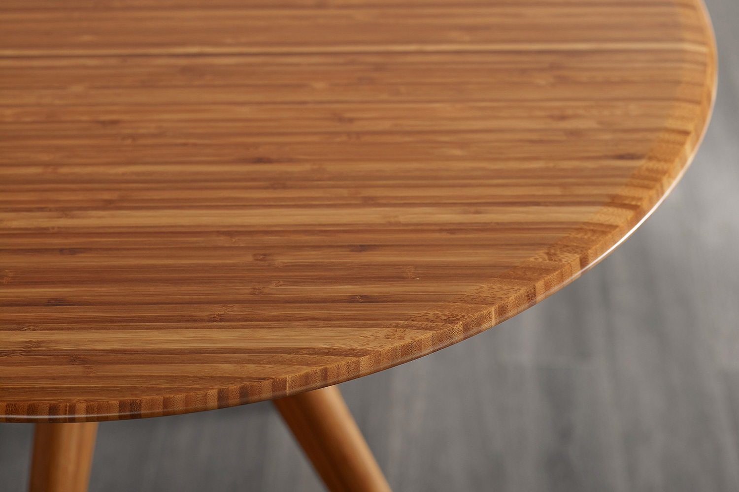 Greenington Sitka 36" Round Dining Table - Amber, Bamboo