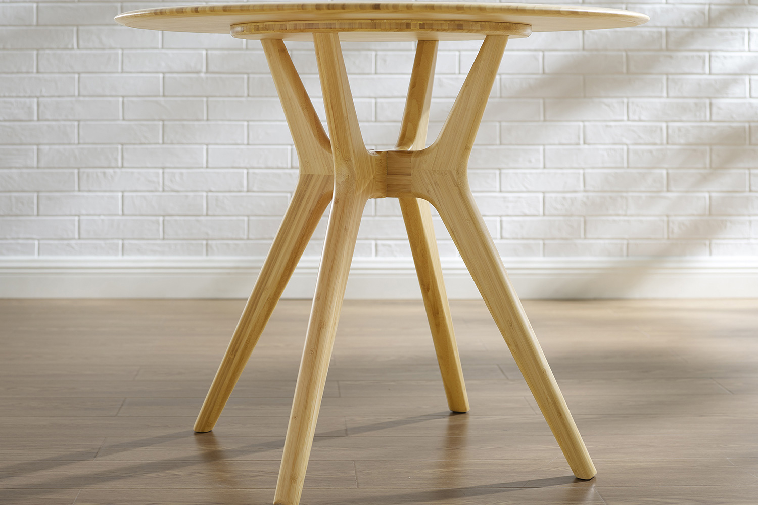 Greenington Sitka 36" Round Dining Table - Wheat, Bamboo