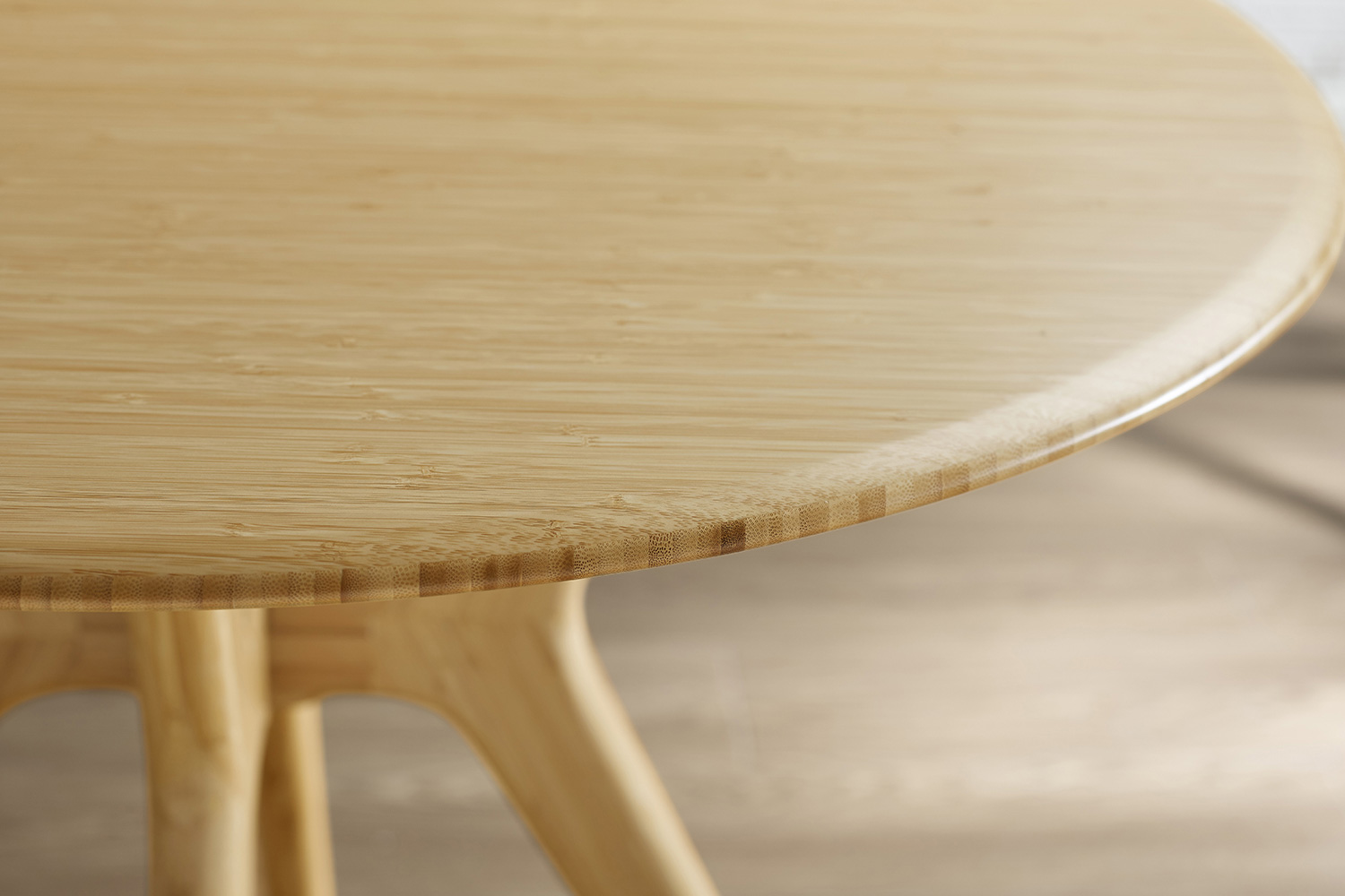 Greenington Sitka 36" Round Dining Table - Wheat, Bamboo
