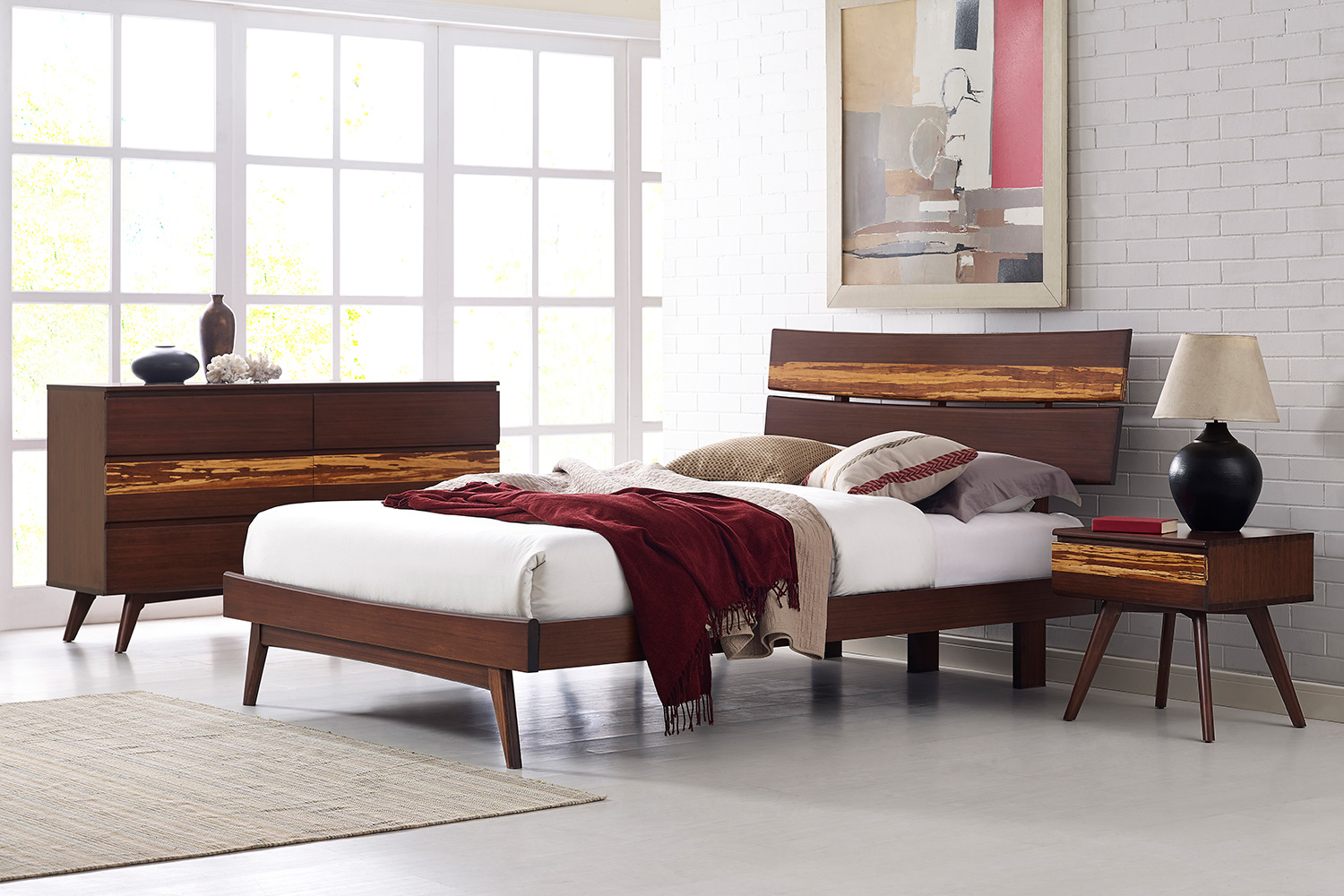 Greenington Azara Platform Bed - Sable, Eastern King Size